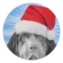 Stormy Christmas stickers