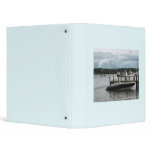 Stormy Day at the Harbor Essex CT Vinyl Binders