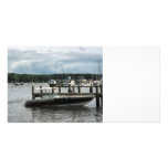 Stormy Day at the Harbor Essex CT Personalized Photo Card