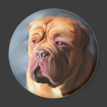 Stormy Dogue - Dogue de Bordeaux Art Refrigerator Magnets