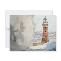 Stormy Lighthouse invitations