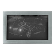 Stormy Night Hot Rod belt buckles
