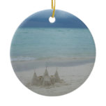Stormy Sandcastle Ornament