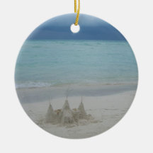 Stormy Sandcastle Ornament