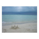Stormy Sandcastle Print