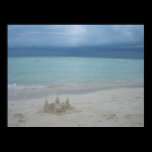 Stormy Sandcastle Print