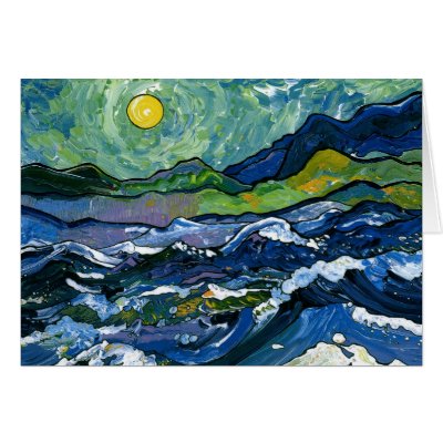 Stormy Sea Greeting Cards