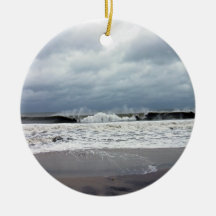 Stormy Seas of the Atlantic Ocean Ornament