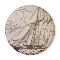 "Stormy Seas" Refridgerator Magnet