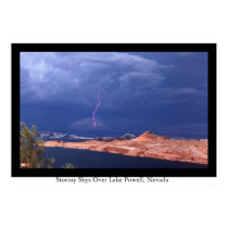 Stormy Skies Over Lake Powell, Nevada posters by alienmerchant Stormy Skies Over Lake Powell, Nevada posters