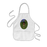 Stormy the Green Winged Faery  with a Guitar aprons