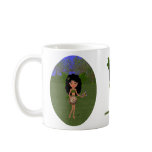 Stormy the Green Winged Faery  with a Guitar Mugs
