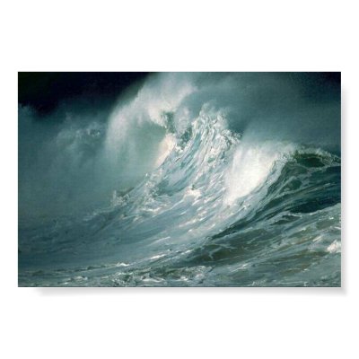 Stormy Waves Poster by photonature