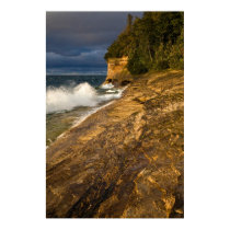 Stormy Weather Crashing Waves posters