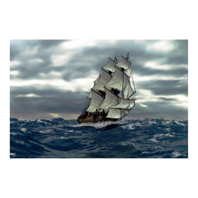 Stormy Weather Print by seawolf