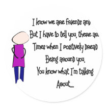 Story Folks "Sometimes I don't Like You" stickers by gabelstories Story Folks "Sometimes I don't Like You" stickers