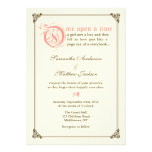Storybook Fairytale Wedding Invitation - Pink