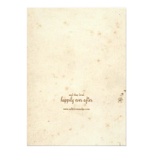 Storybook Monogram Invitation