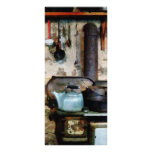 Stove With Tea Kettle Personalized Rack Card