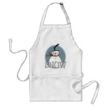 Stovepipe Hat Snowman aprons