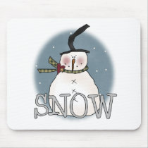 Stovepipe Hat Snowman mousepads by christmasshop Stovepipe Hat Snowman mousepads