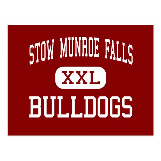 Stow Munroe Falls Bulldogs High Stow Ohio Postcard Zazzle