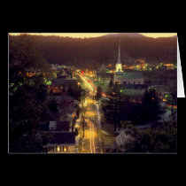 Stowe Village at Dusk cards