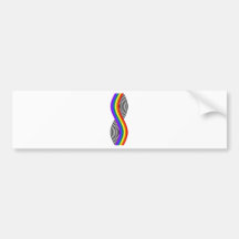 STR8 Allies Vertical Bumper Stickers