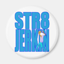 STR8 JERKIN jerk jerking dance hip-hop rap music Refrigerator Magnet