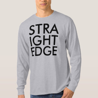 t shirt straight edge