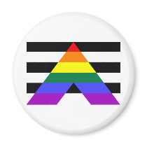 Straight Allies Fridge Magnets