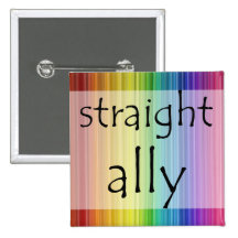 Straight Ally Button