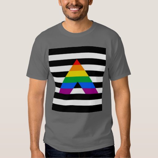 Straight Ally Flag Lgbt Gay Supporter T Shirt Zazzle 1631