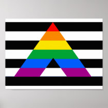 Straight Ally Pride Print