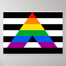 Straight Ally Pride Print