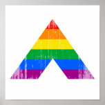 Straight Ally Symbol distressed.png Posters