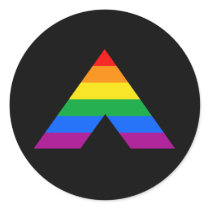 Straight Ally Symbol stickers