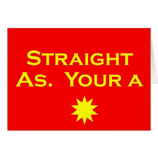 Straight As Cards