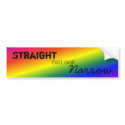 Straight, but not, Narrow. bumper stickers by beckalovesyou Straight, but not, Narrow. bumper stickers