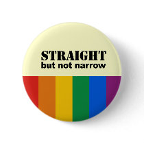Straight but not narrow buttons