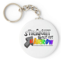 Straight but not Narrow Keychains