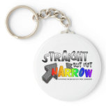 Straight but not Narrow Keychains