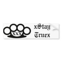 Straight Edge Bumper Sticker bumper stickers