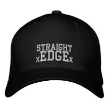 Straight Edge cap Embroidered Hat