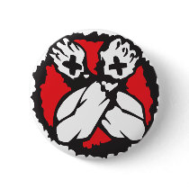 Straight Edge (D) Pinback Button