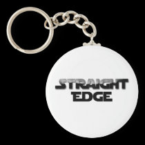 Straight-Edge keychains