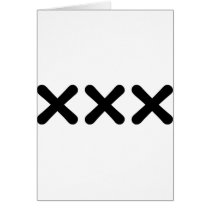 straight edge - punk cards