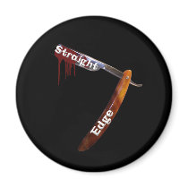 Straight Edge Straight Razor Magnet