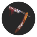 Straight Edge Straight Razor stickers