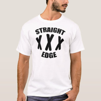 straight edge t shirt